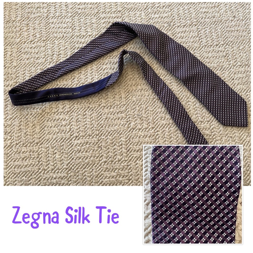 Zegna Luxury Line Silk Tie